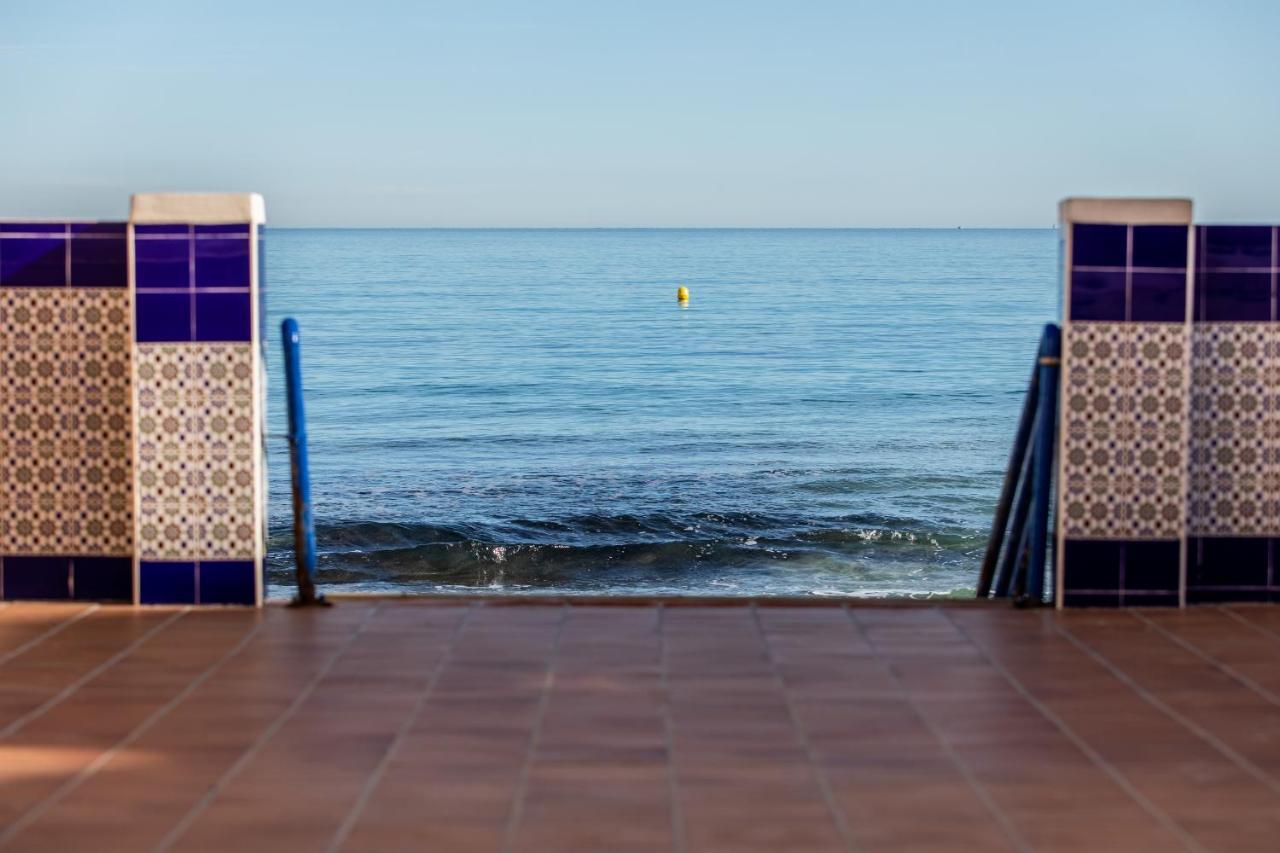 Bright Studio With The Seaview And Swimming Pool La Manga del Mar Menor Exterior foto